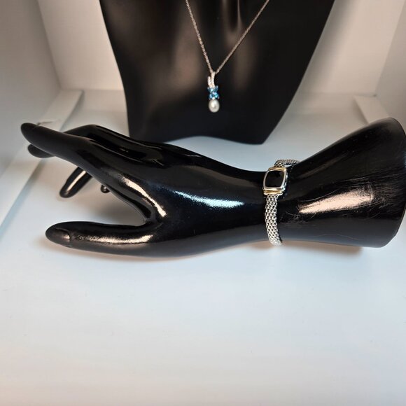 Brand new bracelet featuring smooth Onyx, 18k yellow gold - Picture 7 of 7